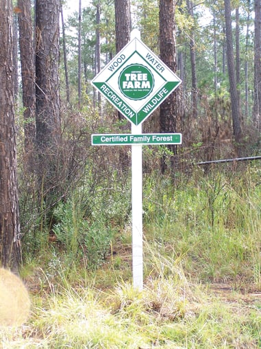 Alabama Tree Farm Sign