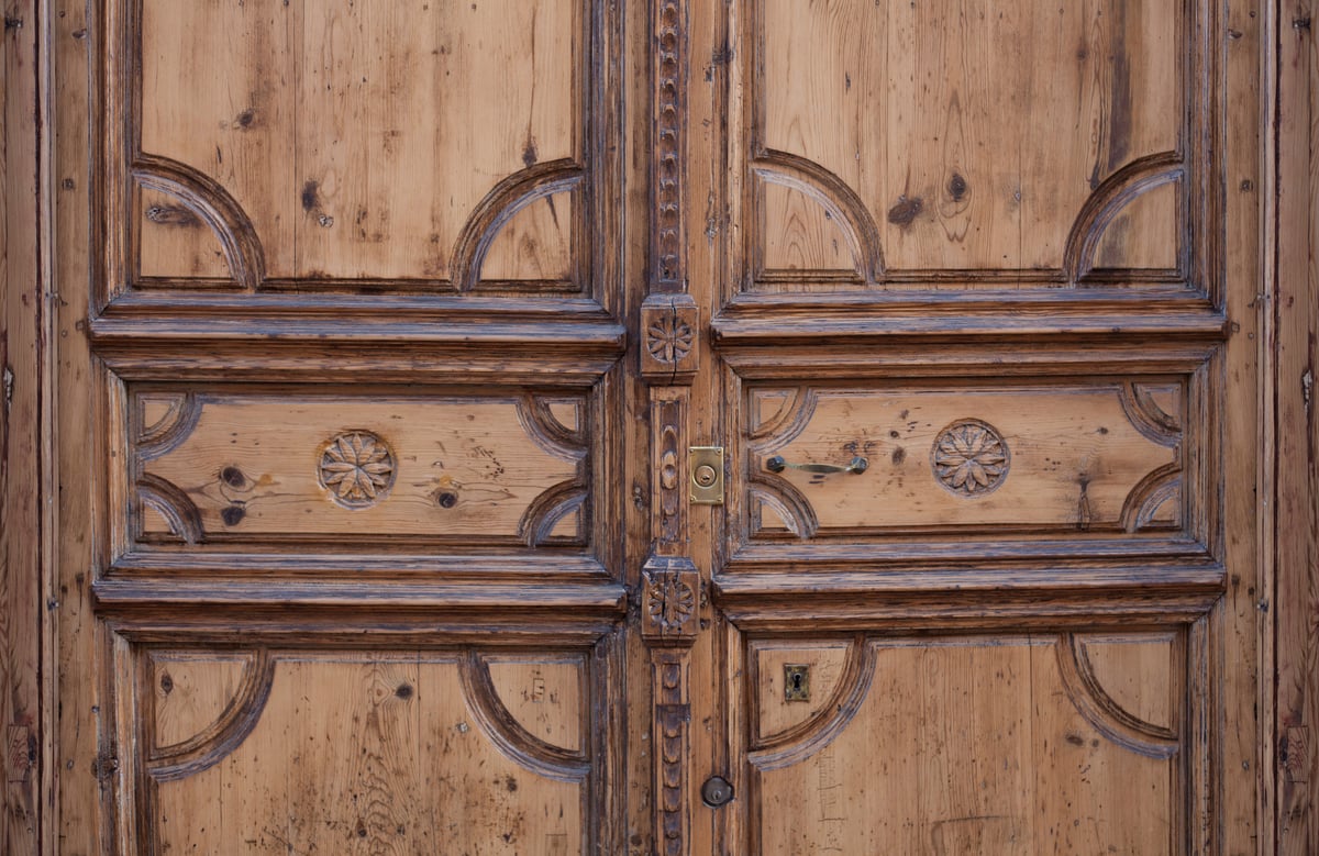 salvaged doors