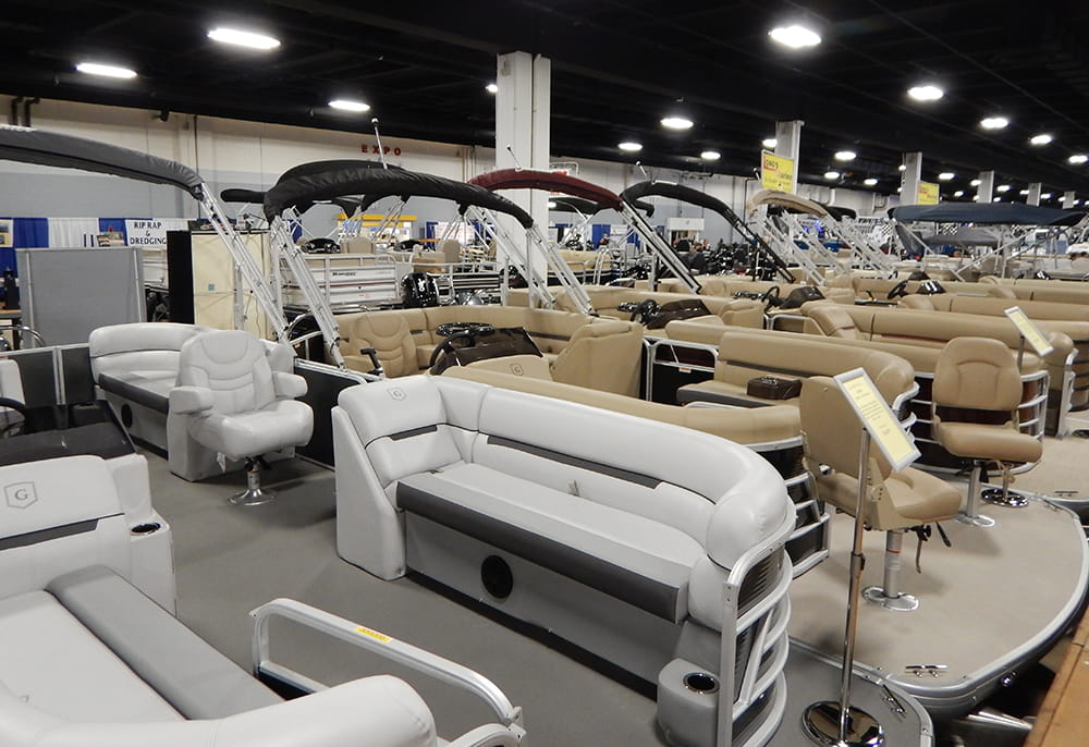 variety at a boat show