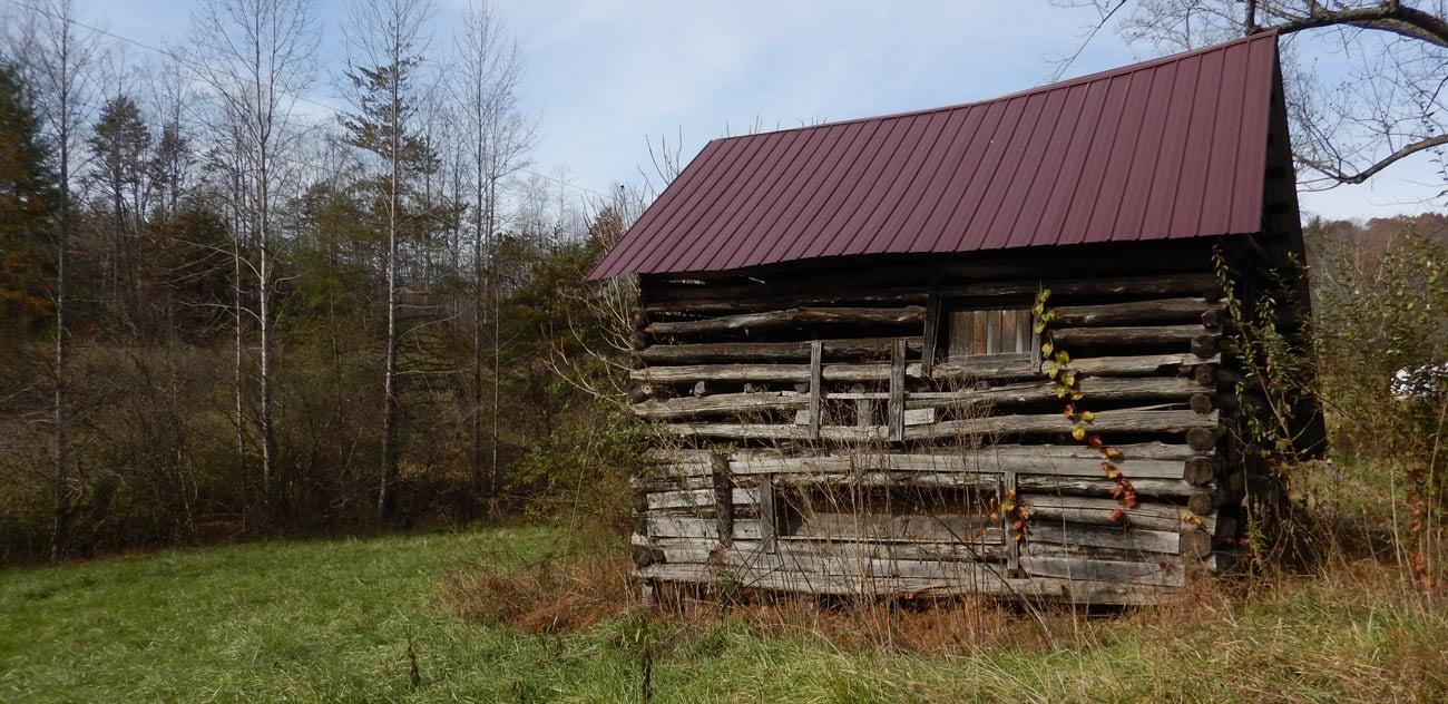 Old barn on a homestead