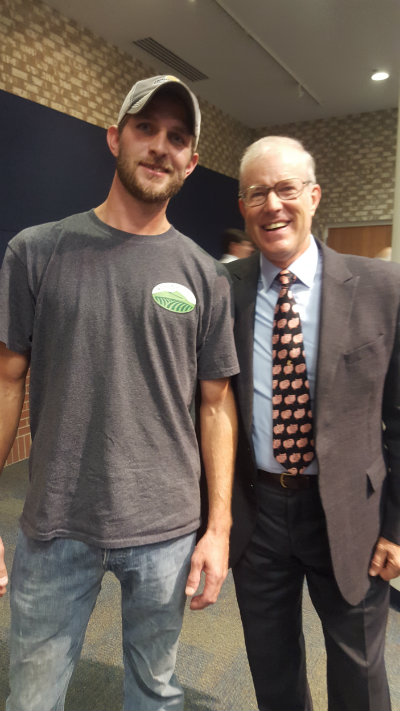 Nick Ball and Joel Salatin