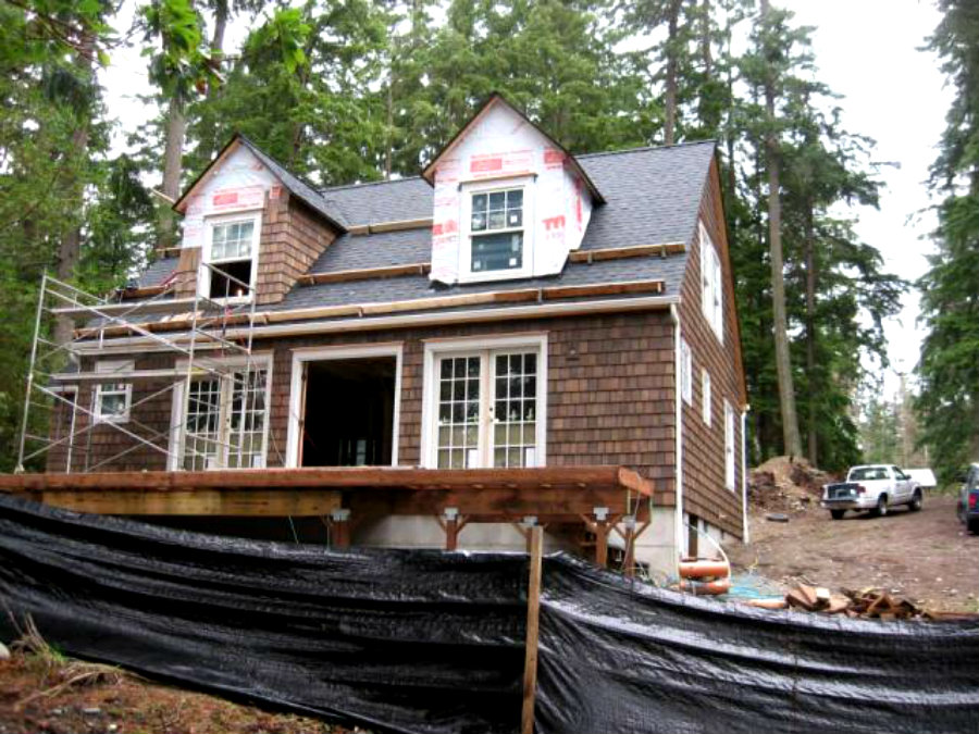 Shelter Kit House Under Construction