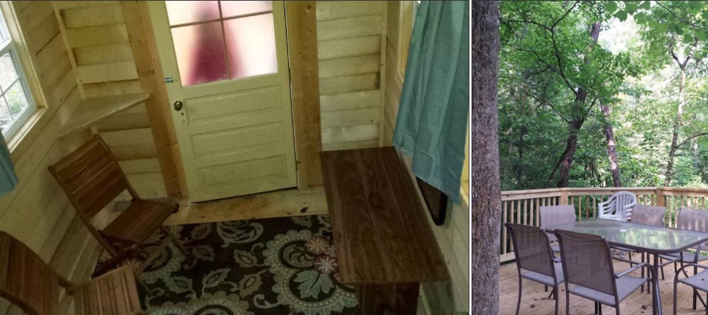 Off Grid Treehouse Rental Inside