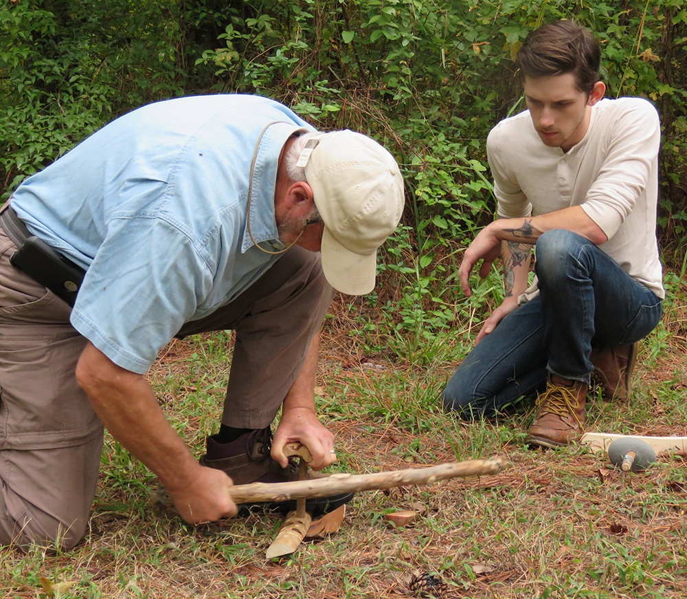 Primitive Camping Fire-starting