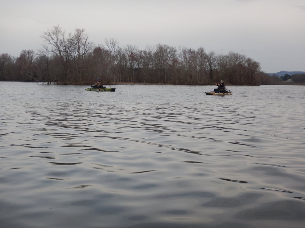 Kayak fishing