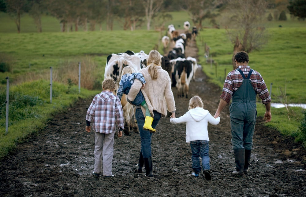 military family farming