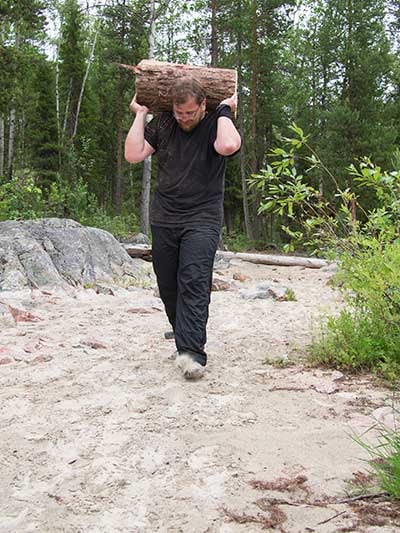 use your land to work out in rural settings