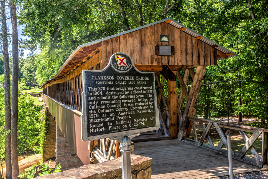 Clarkson-Legg Covered Bridge Bethel Alabama