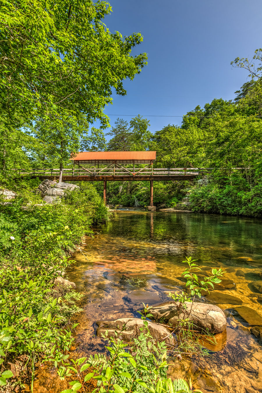 Old Union Covered Bridge Mentone Alabama