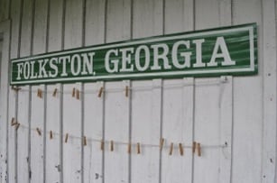 Railroad station in Folkston