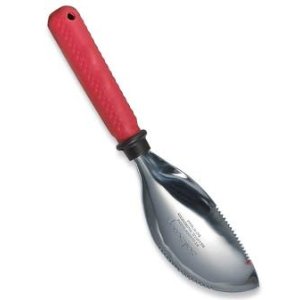 serrated soil scoop garden gadget