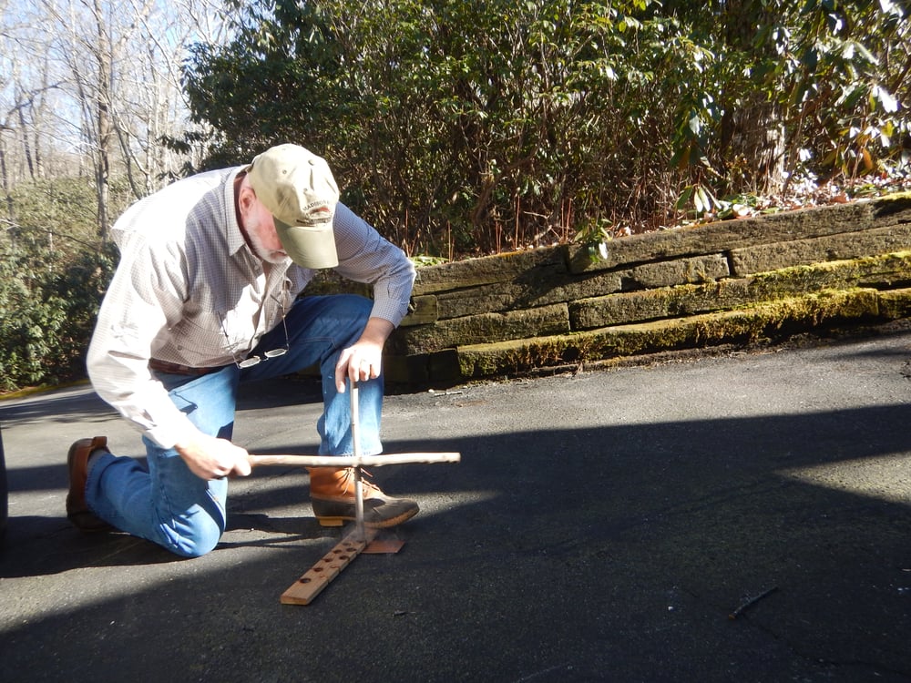 Fire starting demonstration