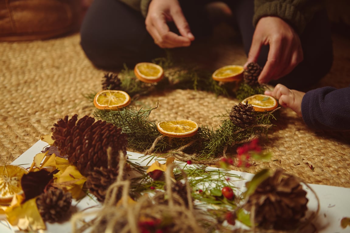 5 Nature-Inspired DIY Holiday Christmas Centerpieces