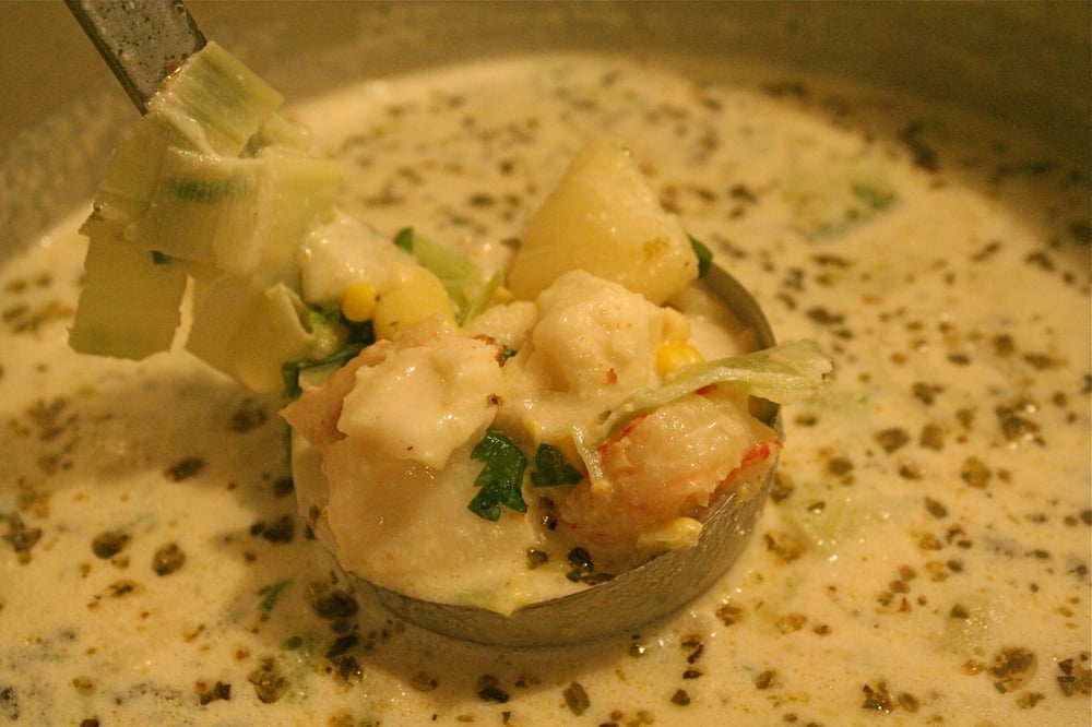 Seafood chowder