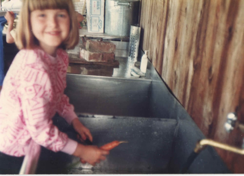 Washing carrots-1